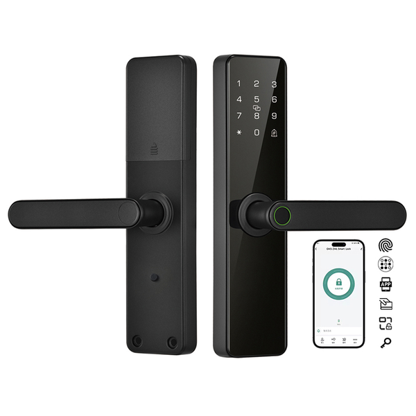 قفل باب ذكي ببصمة الإصبع وكلمة مرور